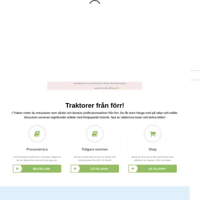 www.traktor.se startsida 2023