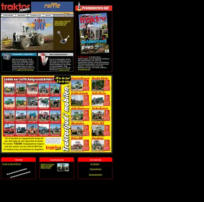Traktor Power startsida 2010