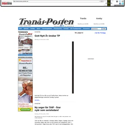 Tranås - Posten startsida 2019