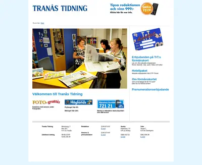 www.tranastidning.se startsida 2010