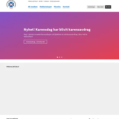 www.transport.se startsida 2019