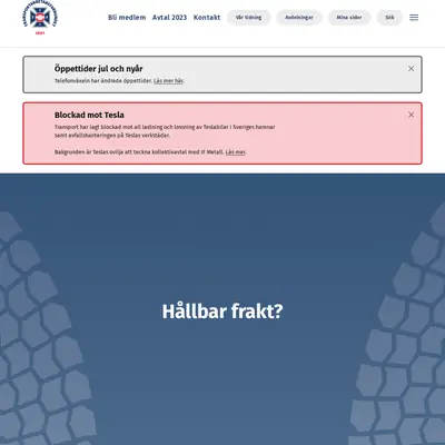 www.transport.se startsida 2024