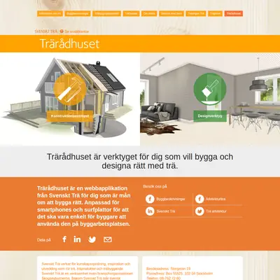 www.traradhuset.se startsida 2017