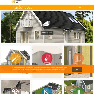 www.traradhuset.se startsida 2021