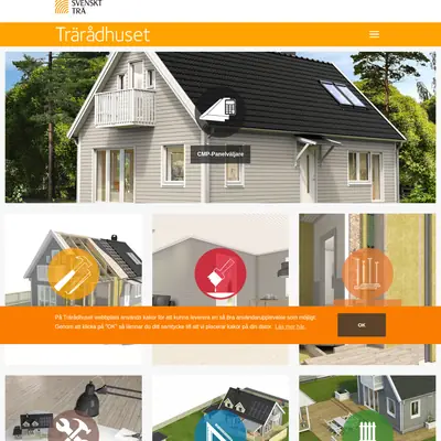 www.traradhuset.se startsida 2022
