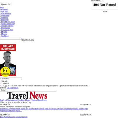 www.travelnews.se startsida 2012