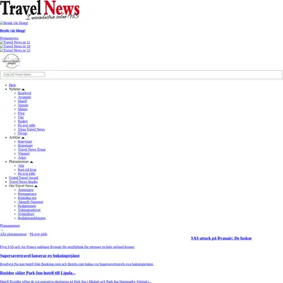 www.travelnews.se startsida 2013