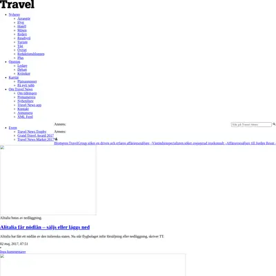 www.travelnews.se startsida 2017