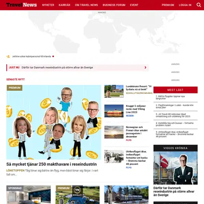 www.travelnews.se startsida 2024