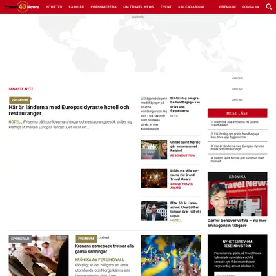 www.travelnews.se startsida 2026