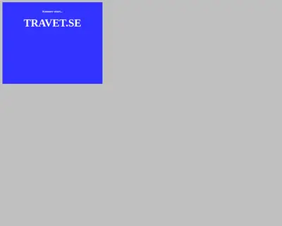 Travet startsida 2003