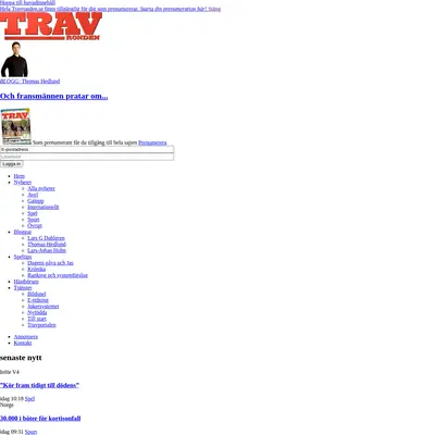 Travronden startsida 2013