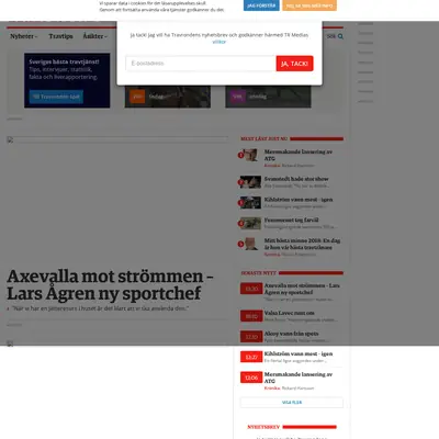 Travronden startsida 2019