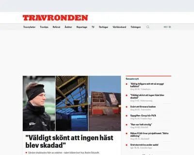Travronden startsida 2022