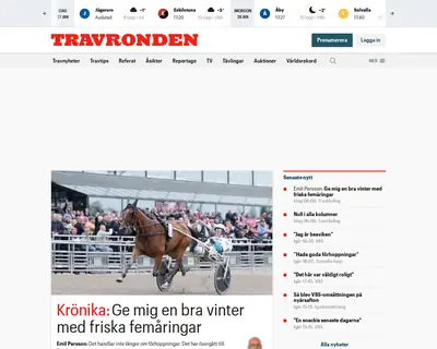 Travronden startsida 2026