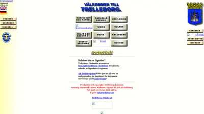 Mitt i Trelleborg startsida 1998