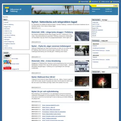 Mitt i Trelleborg startsida 2011