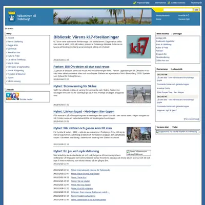 Mitt i Trelleborg startsida 2012