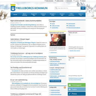 Mitt i Trelleborg startsida 2014