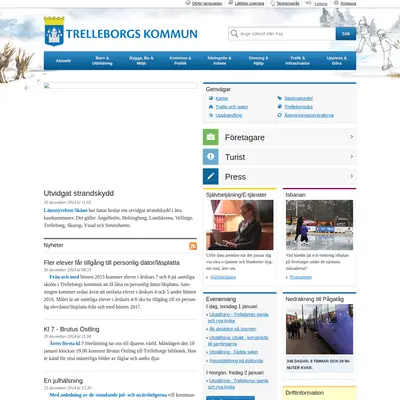 Mitt i Trelleborg startsida 2015
