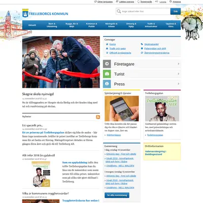 Mitt i Trelleborg startsida 2018