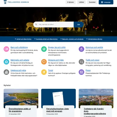 Mitt i Trelleborg startsida 2026