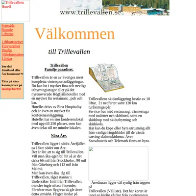 http://trillevallen.com startsida 2002