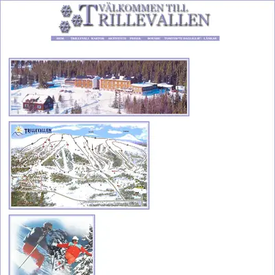 http://trillevallen.com startsida 2005