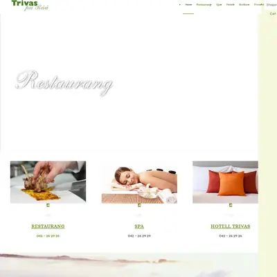 TRIVAS startsida 2018