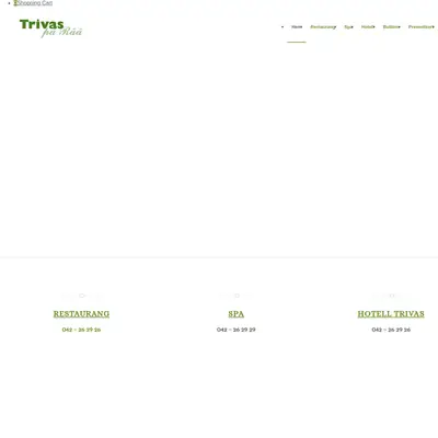 TRIVAS startsida 2020