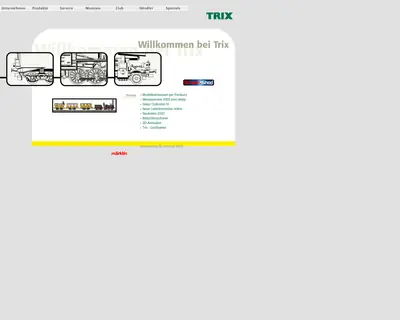 TRIX startsida 2003