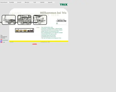 TRIX startsida 2004