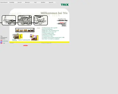 TRIX startsida 2007
