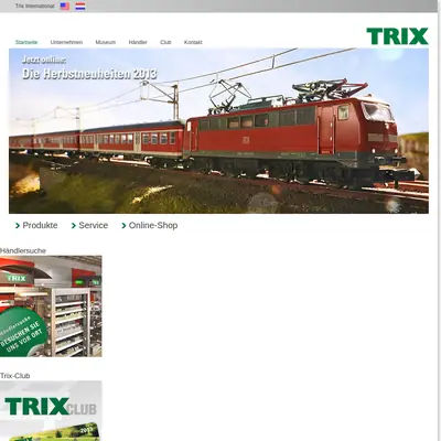 TRIX startsida 2014