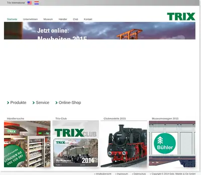 TRIX startsida 2015