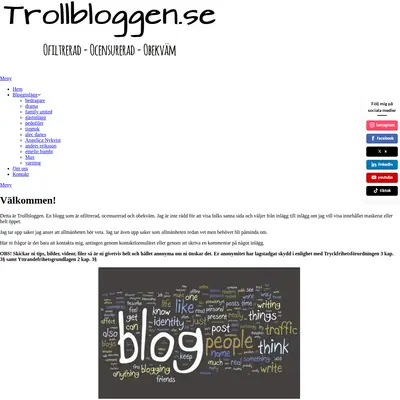 trollbloggen.se startsida 2024