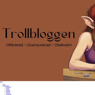 trollbloggen.se startsida 2026