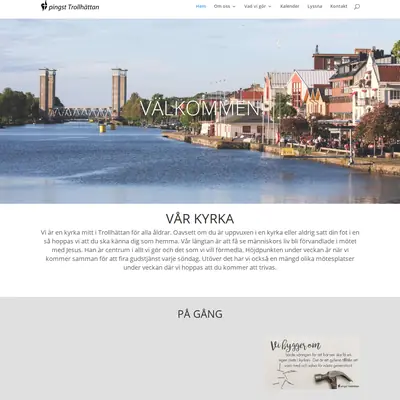 Gudstjänst Pingstkyrkan Trollhättan startsida 2018