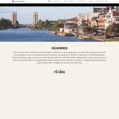 Gudstjänst Pingstkyrkan Trollhättan startsida 2023
