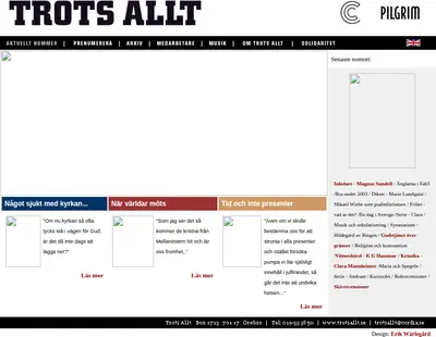 Allt om andlighet startsida 2003
