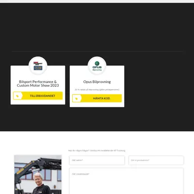 www.trucking.se startsida 2023