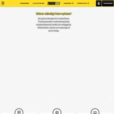 www.trucking.se startsida 2024