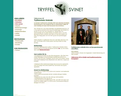 Tryffelsvinets Nyhetsbrev startsida 2010