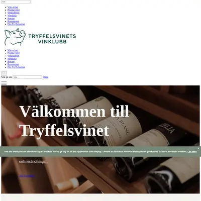 Tryffelsvinets Nyhetsbrev startsida 2021