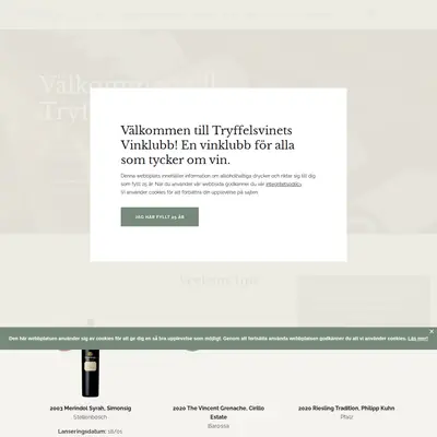 Tryffelsvinets Nyhetsbrev startsida 2022