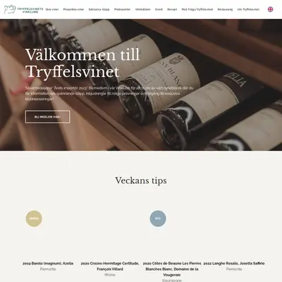 Tryffelsvinets Nyhetsbrev startsida 2024