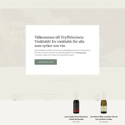 Tryffelsvinets Nyhetsbrev startsida 2025