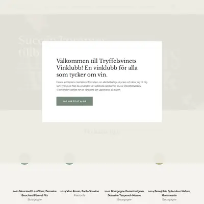 Tryffelsvinets Nyhetsbrev startsida 2026