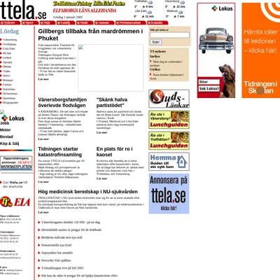 www.ela.2stad.se startsida 2005
