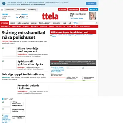 www.ela.2stad.se startsida 2016
